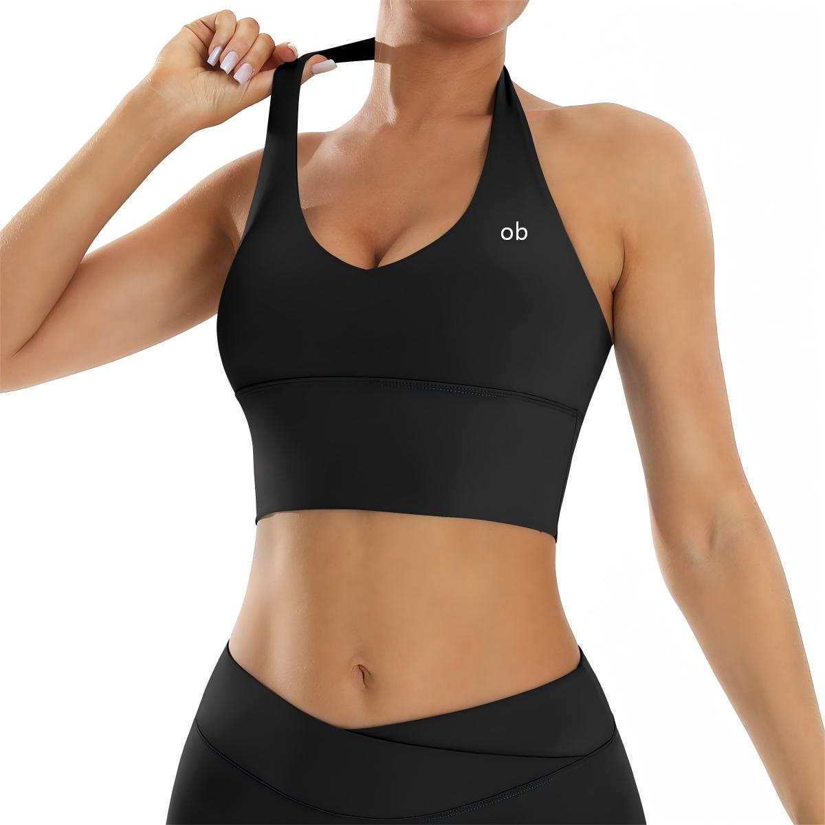 Breathable neck-wrap style wom - Sports Bra Racerback recension och pris