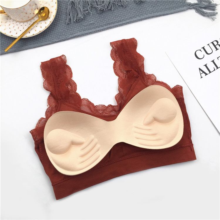 3D Sexy lace Lingerie Seamless - Lace Bralette Set recension och pris