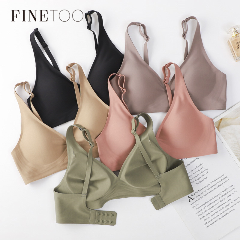 FINETOO Soft Wireless Bra Wome - Mastectomy Bra Pocket recension och pris