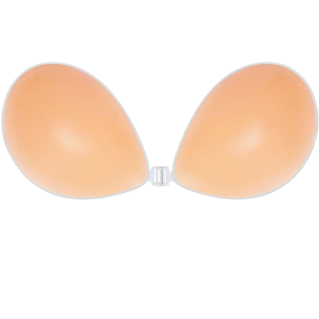 Push-Up Wire-Free Solid Silico - Backless Bra Sticky recension och pris