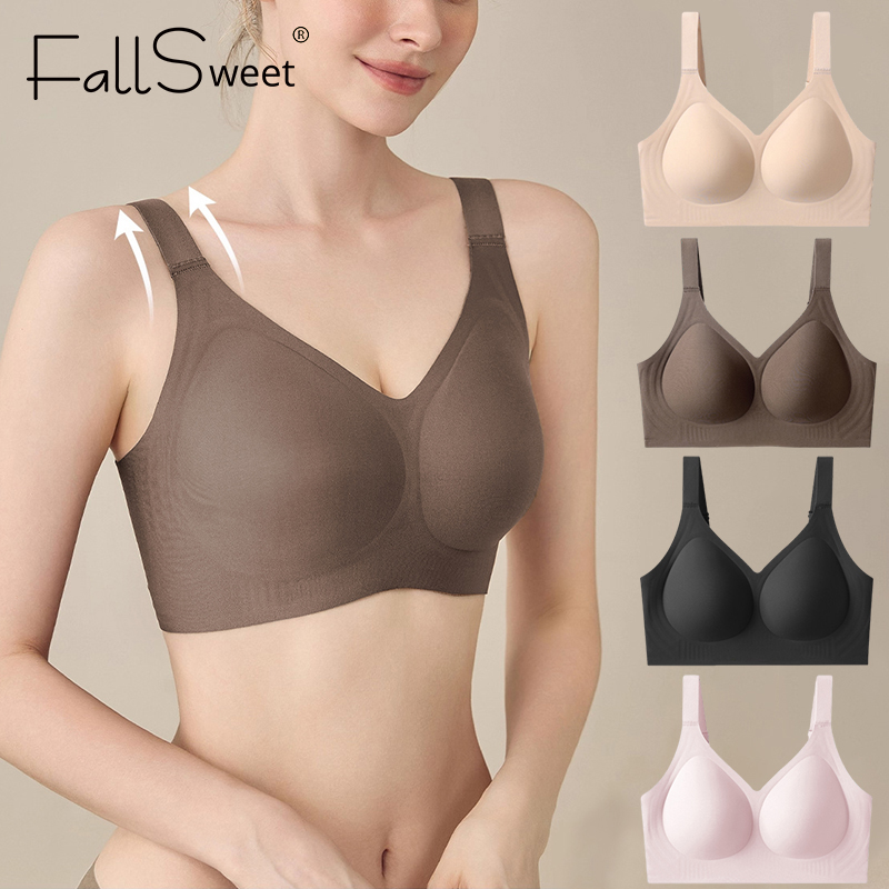 FallSweet Women Push-Up Seamle - Mastectomy Bra Pocket recension och pris
