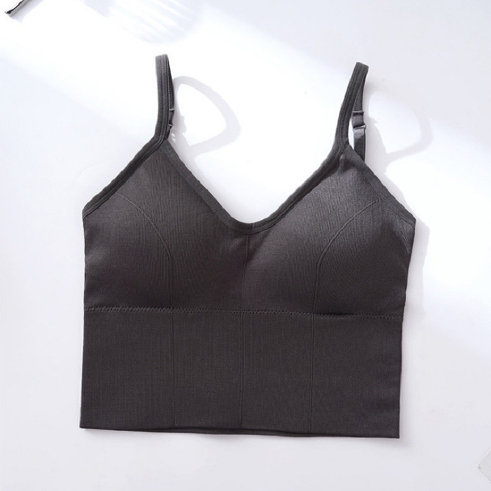 1Pcs Wireless No Wire Seamless - Sports Bra Racerback recension och pris